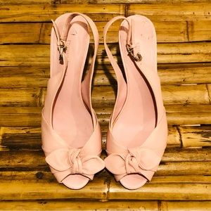 Etienne Aigner Baby Pink Sandals 6.5